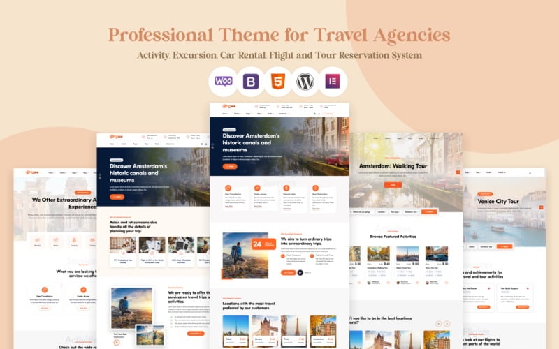 GooTravel - Tema WordPress per tour e agenzie di viaggio