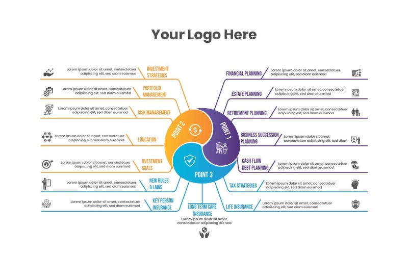 Stockfoto - Hög kvalitet Circle Infographic design