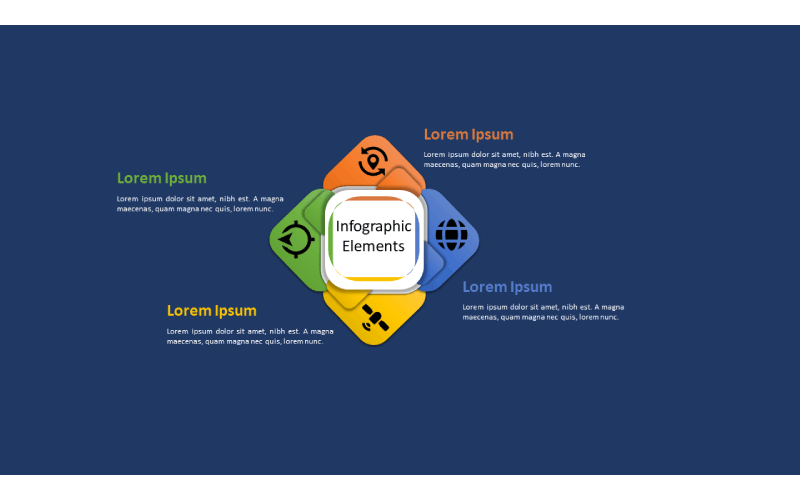 4 pontos infografika elem