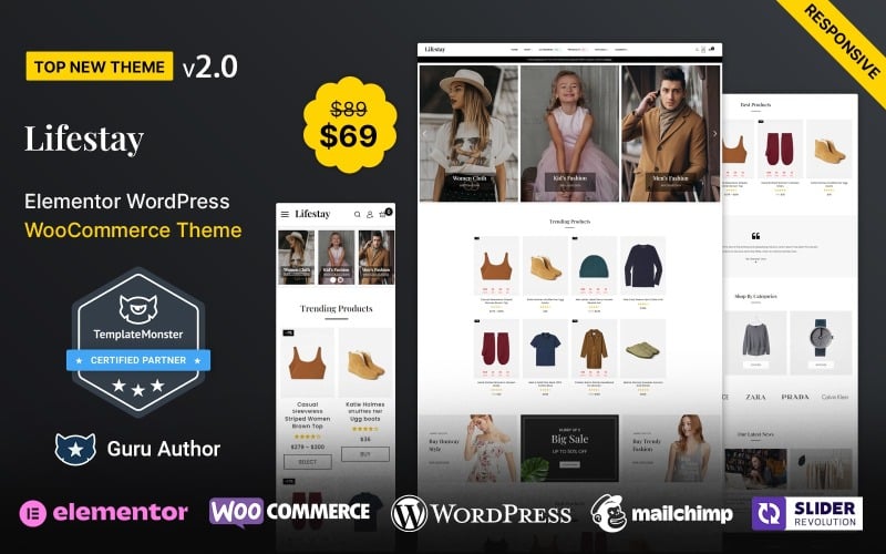 Lifestay - Fashion Design WooCommerce Theme