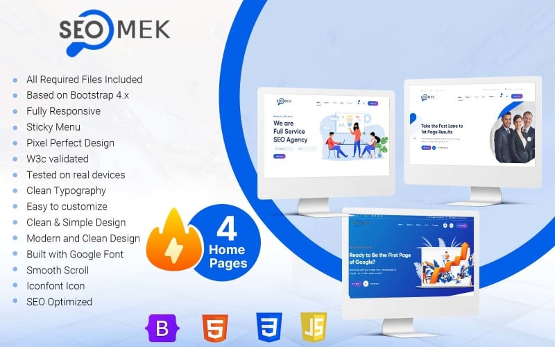 SEOMEK - Plantilla HTML5 de SEO y marketing