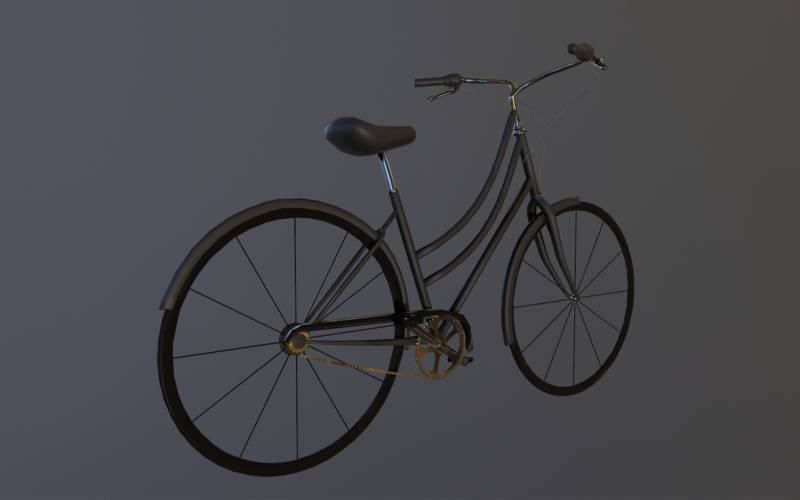 自行车运动StyleX 3D模型