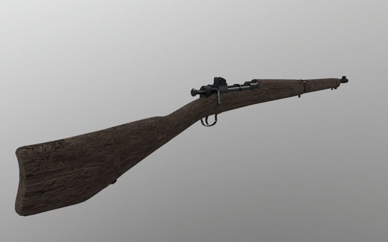 M1903旧武器的3D模型