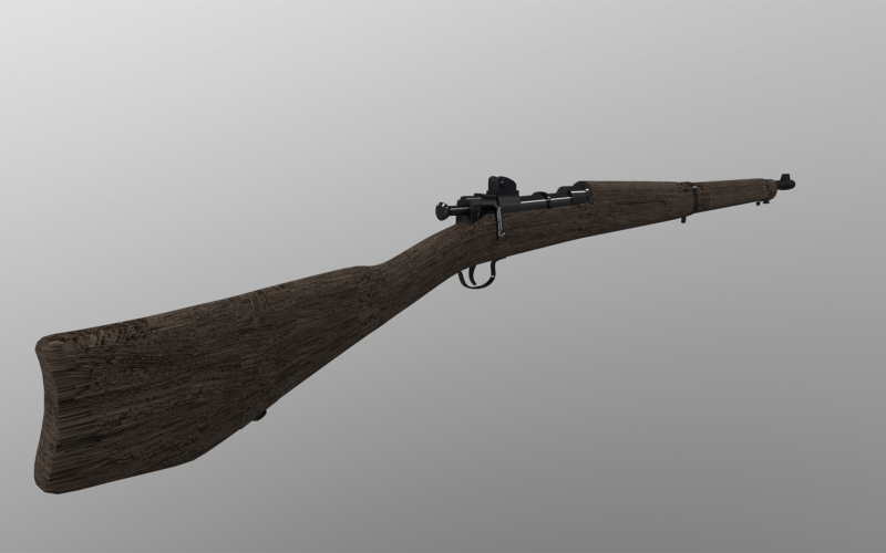 M1903 Eski Silah 3D Modeli