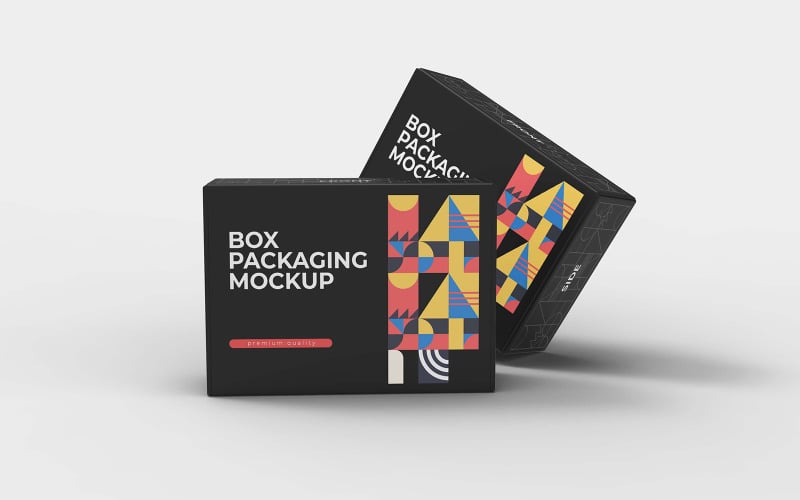 Box Packaging Mockup PSD-Vorlage Vol. 16