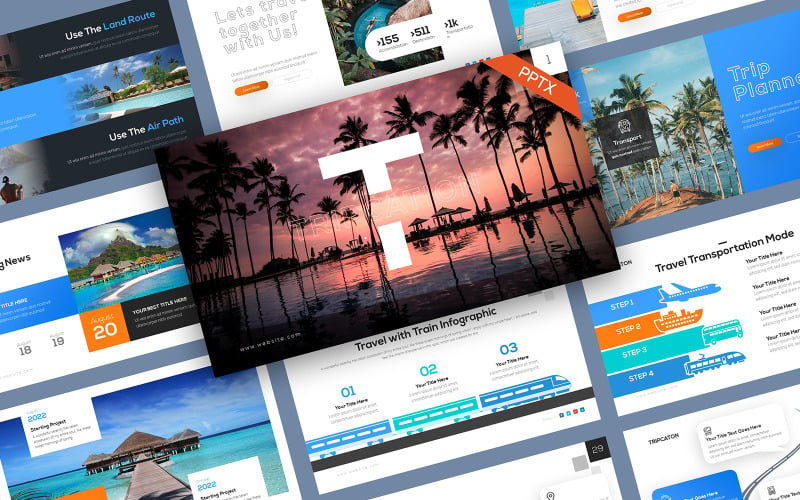 Tripcation Travel PowerPoint Template