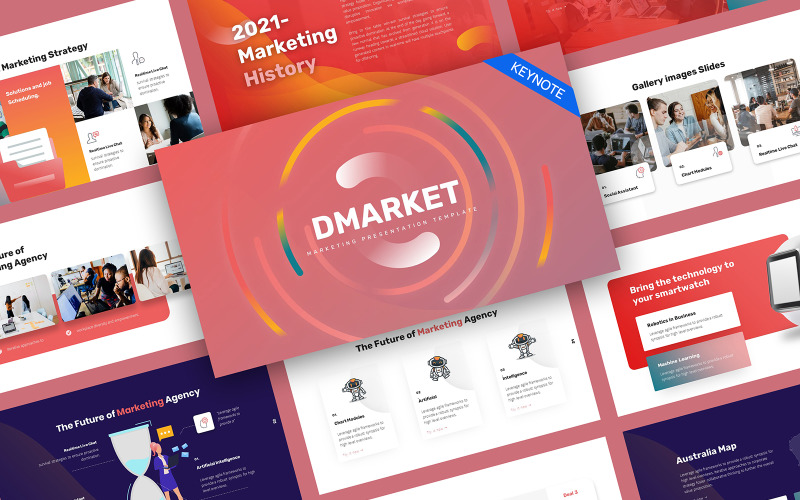 Dmarket-Marketing-PowerPoint-Vorlage