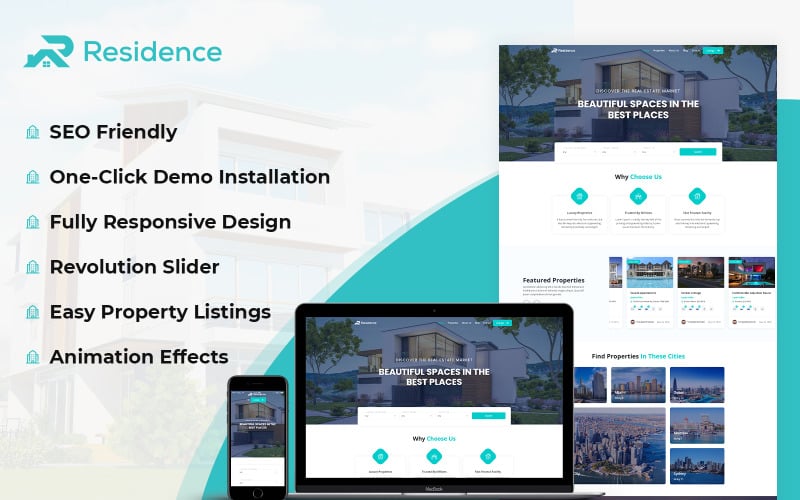 Rezidence - Real Estate WordPress Téma