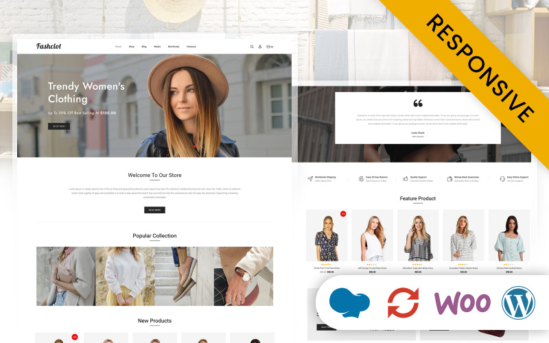 Fashclot – Multipurpose Fashion Store Elementor WooCommerce Responsive Theme