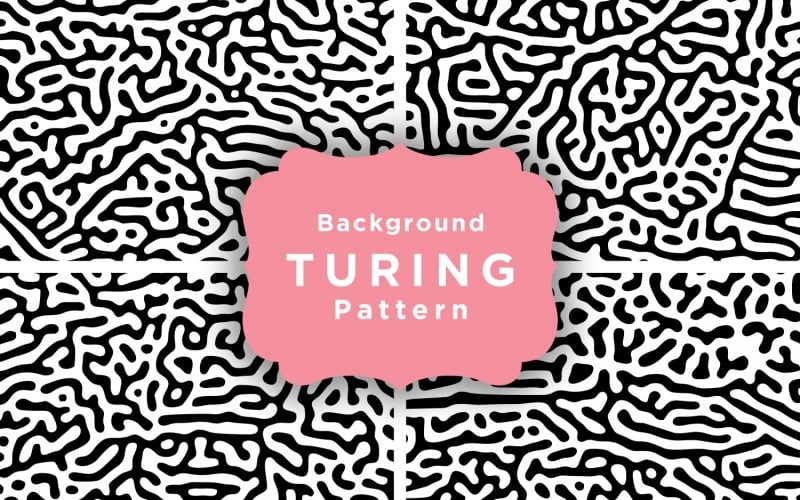 100 Turing Pattern Background Vol 9