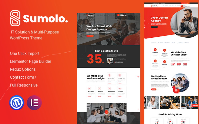 Sumolo - IT解决方案和多用途WordPress主题