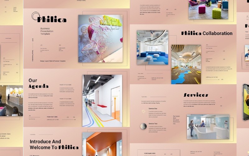 Phelica - Plantilla de diapositiva de Google de negocios