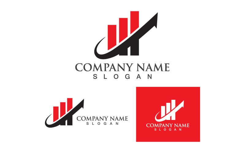 Vecteur de logo de finance d'entreprise V1