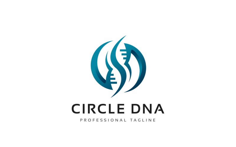 Circle DNA Lab Logo Template