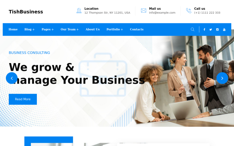 TishBusiness - Tema WordPress Corporativo e Empresarial