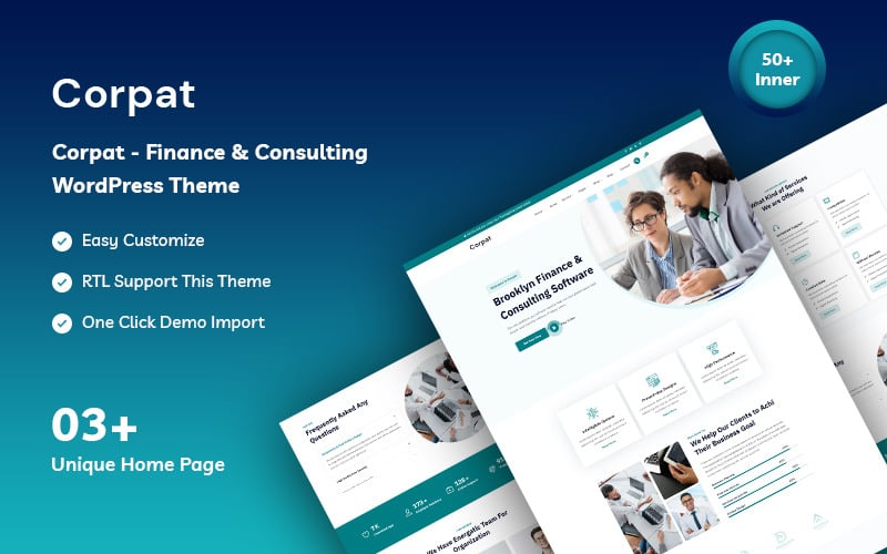 Corpat – Finanzen & Beratung WordPress Theme