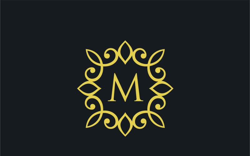 Moment - M字体Logo模板
