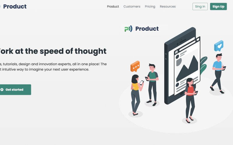 Produkt – Platforma edukacyjna Landing page na Bootstrap-5