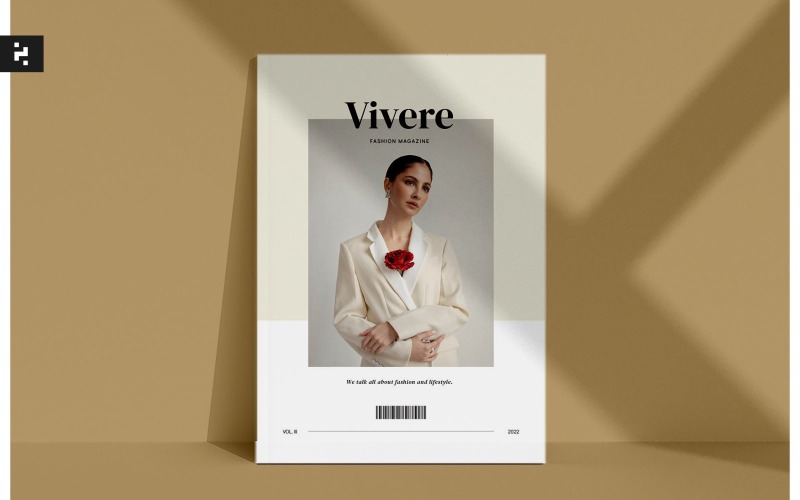 Vivere -最小时尚杂志模板