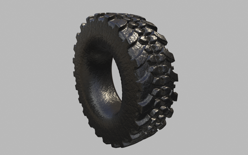 轮胎4K 3D高聚模型