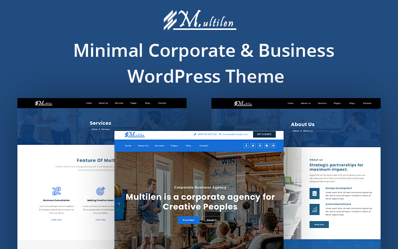 Multilen - WordPress公司主题