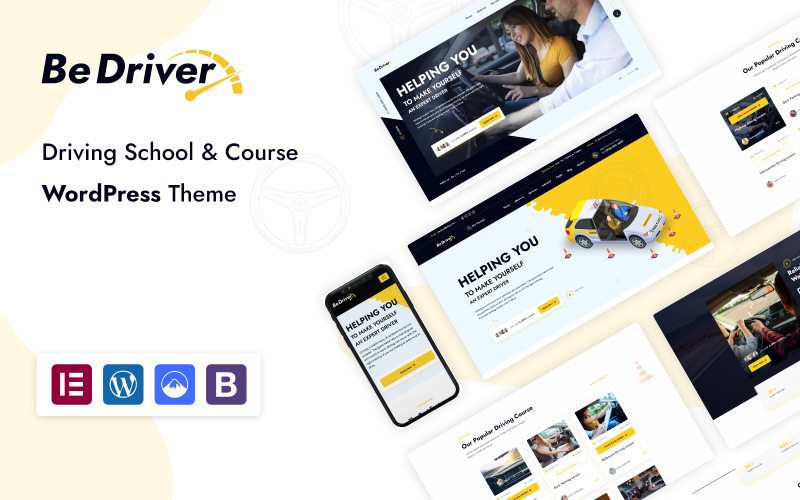 Be Driver - Tema de WordPress para escuela de manejo