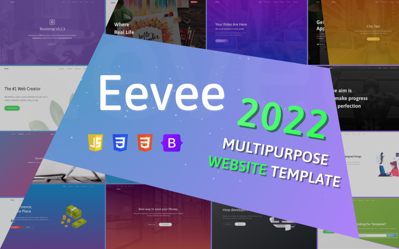 Eevee Modello Html Bootstrap Multiuso Templatemonster