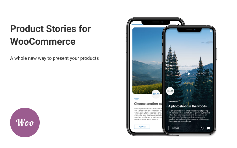 Příběhy produktů pro WooCommerce WordPress Plugin