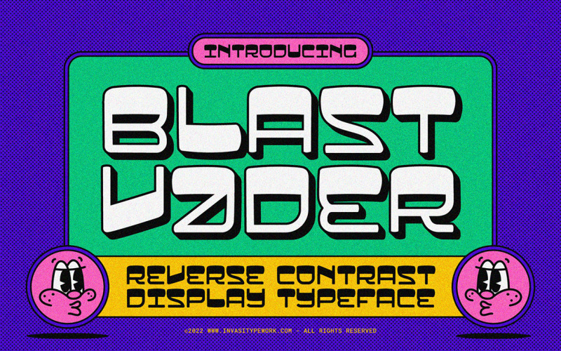 Blastvader -反向对比