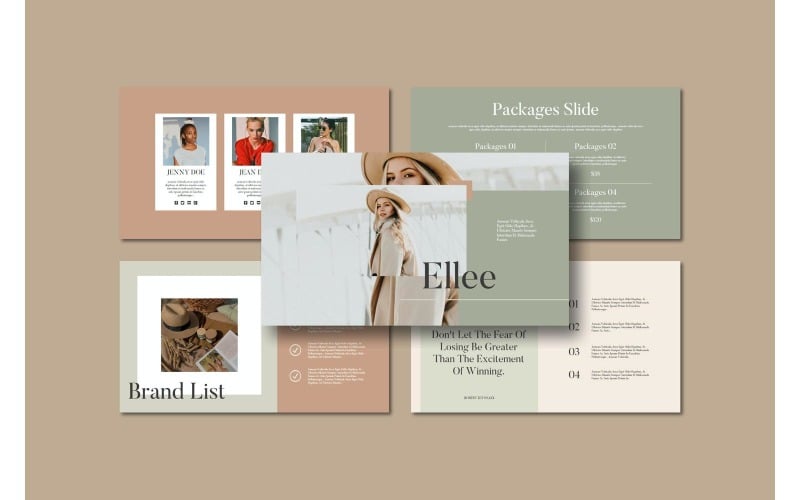 Elle PowerPoint Presentation Template