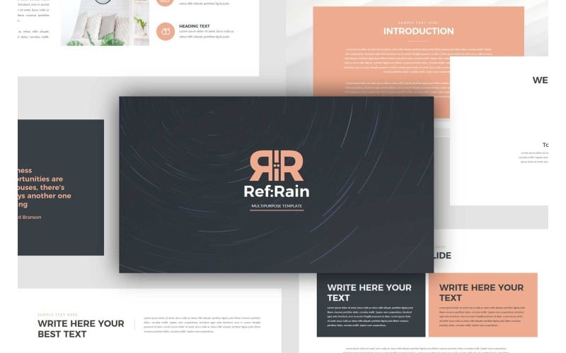 Refrain PowerPoint Presentation Template