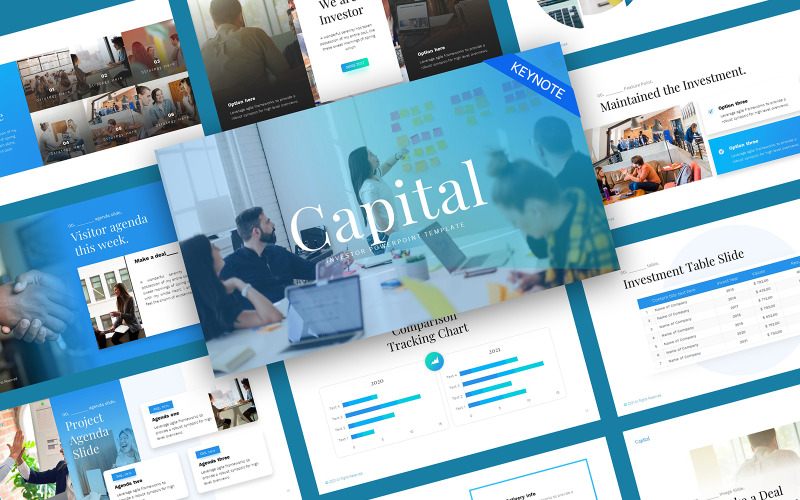 Capital Business Investor Keynote Template