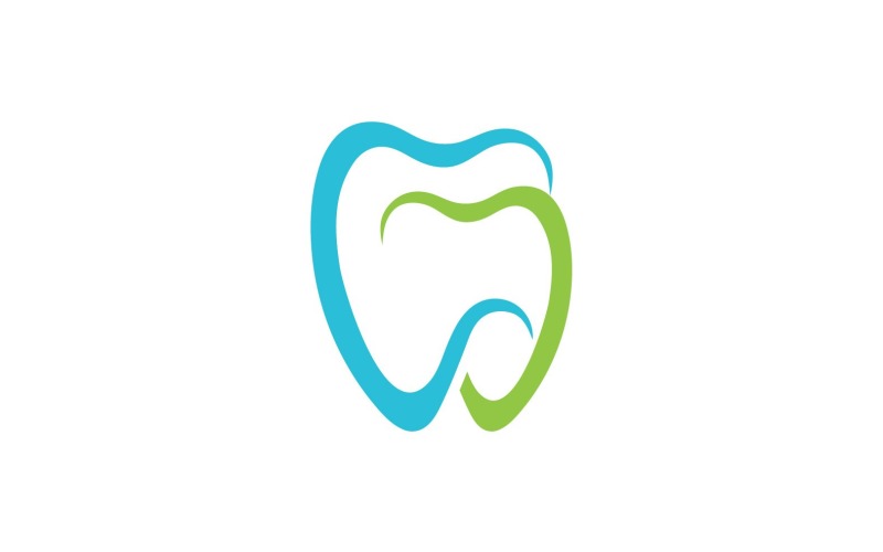 牙科标志卫生保健标志V17