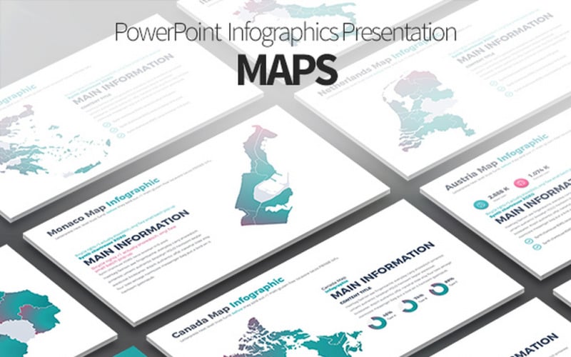 MAPS - PowerPoint 信息图表演示文稿