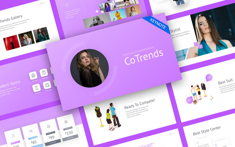 CoTrends Fashion Creative Keynote Template
