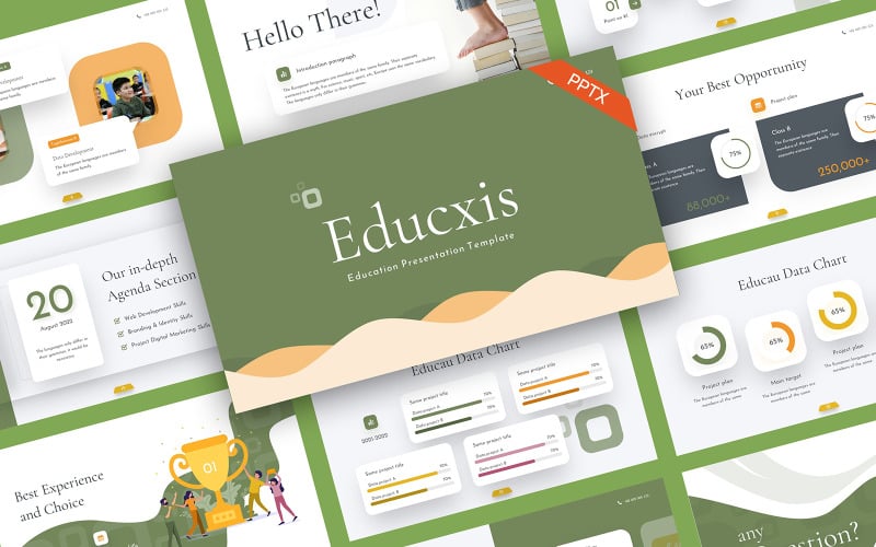Educxis教育PowerPoint模板