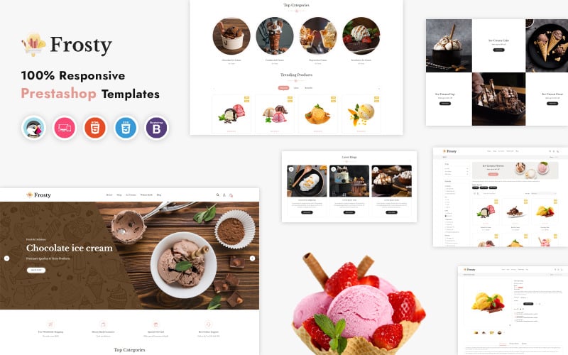 Frosty - Адаптивный шаблон PrestaShop