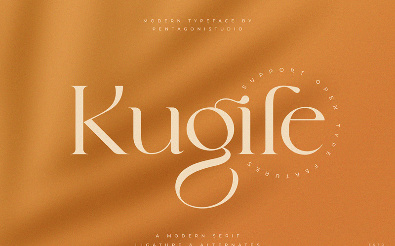 Kuguile | Fuente Serif con clase