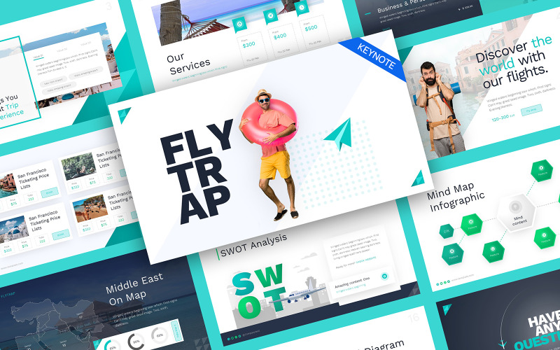 FlyTrap Vacation Keynote Template
