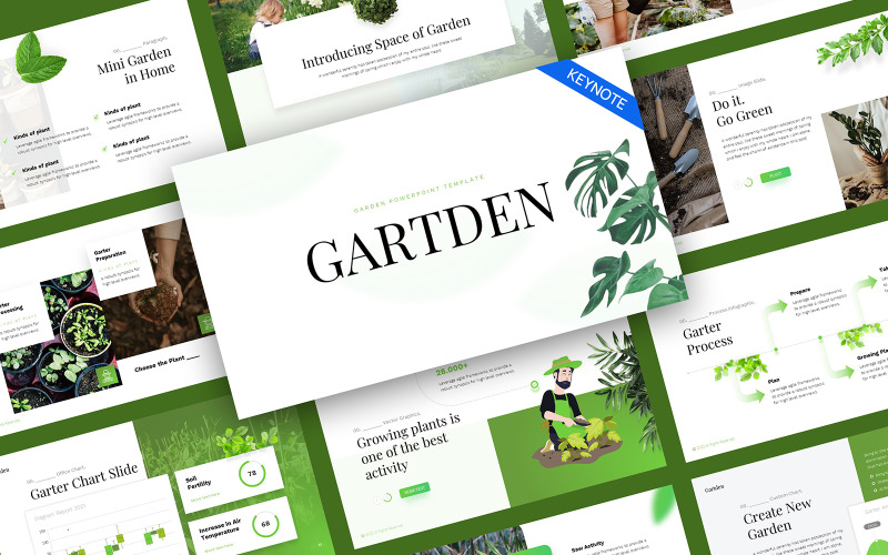 Gartden Gardening Keynote Template