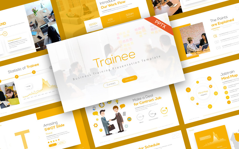 Trainee Business Training PowerPoint-mall