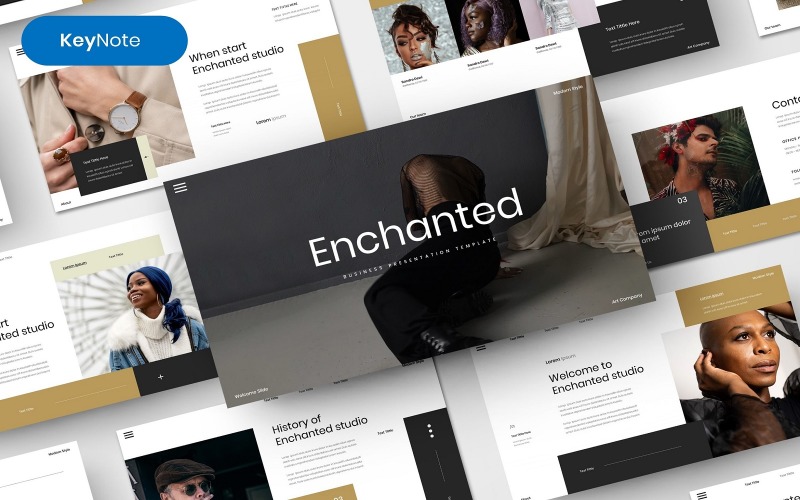 Enchanted - Business Keynote模板
