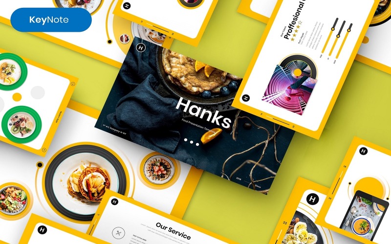 Hanks – Food Keynote Template