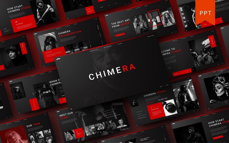 Chimera - PowerPoint-mall för företag*