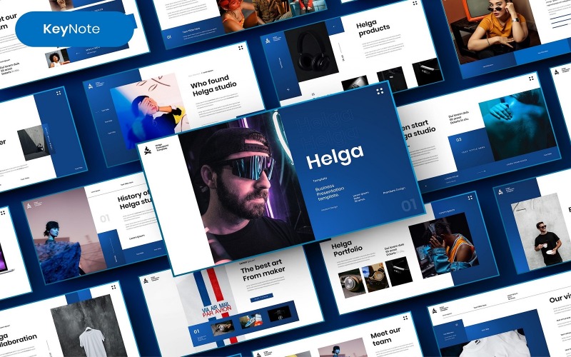 Helga – Business Keynote Template