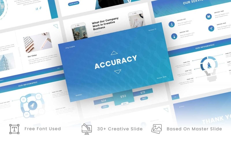 Noggrannhet - Multipurpose PowerPoint-mall för företag