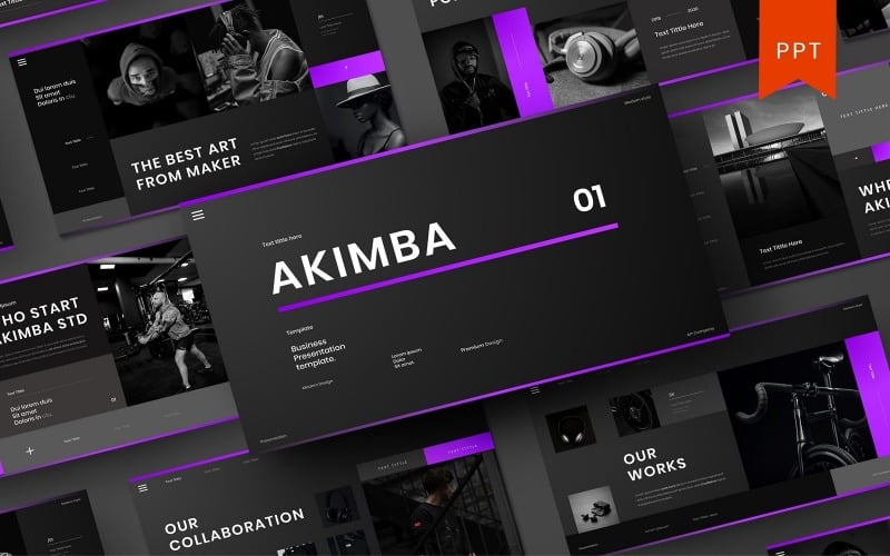 Akimba -商业PowerPoint模板