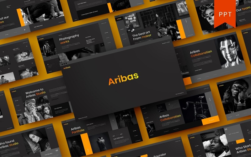 Aribas - Business PowerPoint šablony