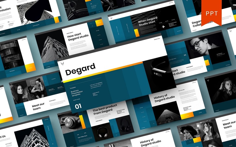 Degard – šablona Business PowerPoint