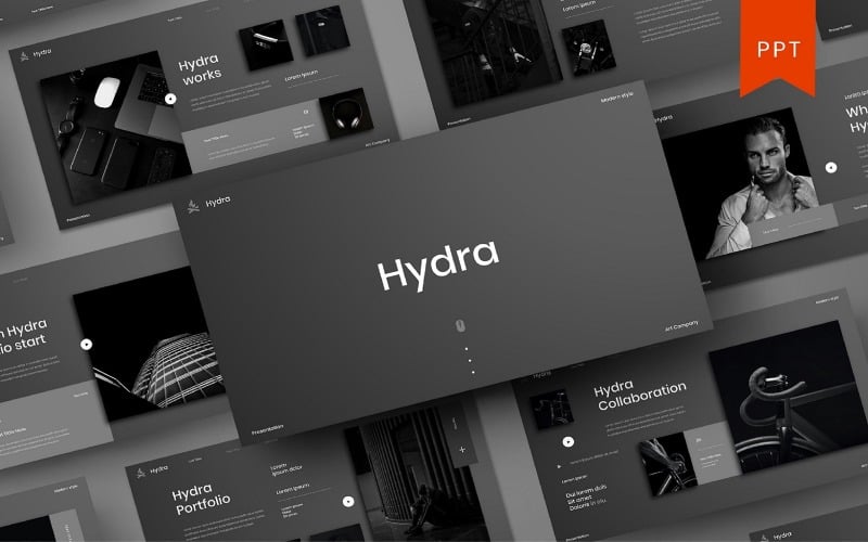 Hydra PowerPoint商业演示模板